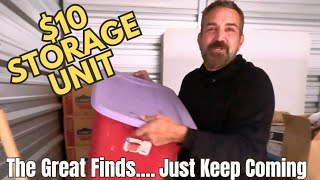 $10 Storage Unit : Great Finds Keep Coming!! by Flippin The Mitten 6,912 views 5 months ago 26 minutes