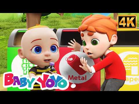 Let’s Clean Up the Trash! | Learn to Keep Your Home & Planet Clean | Educational Nursery Rhymes