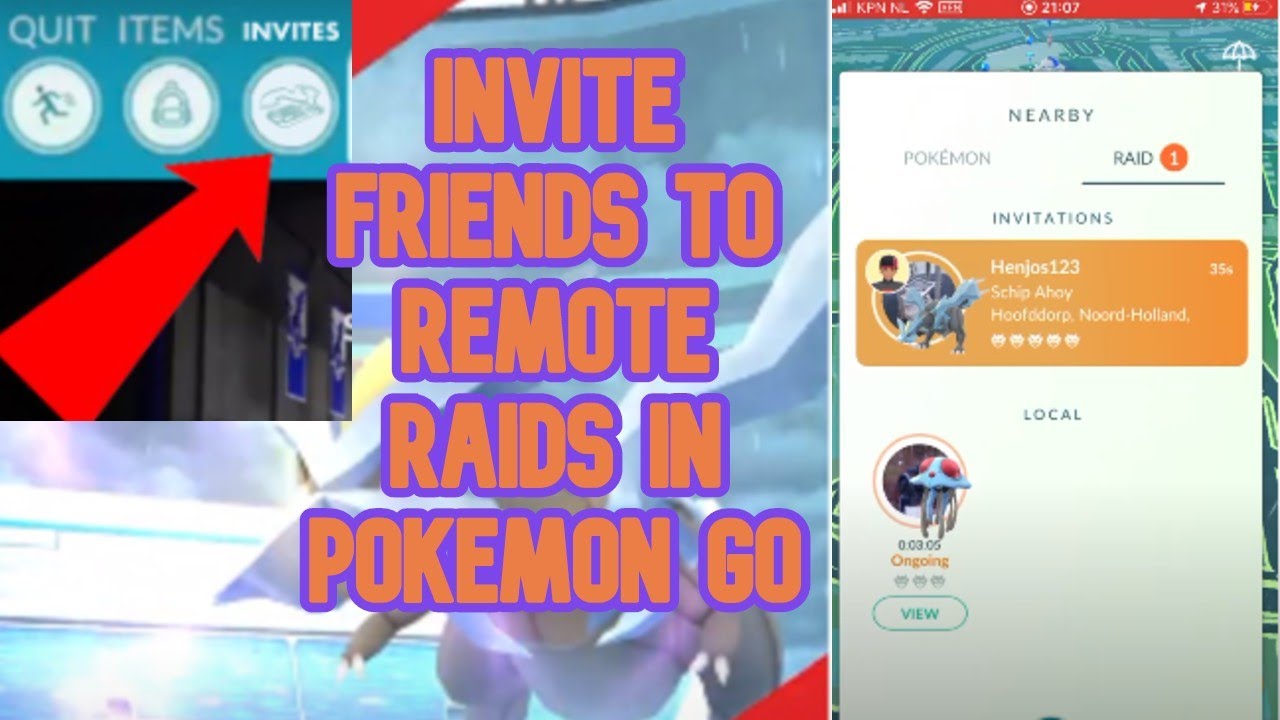 Remote raid invites are now live in Pokémon GO | invite your friends to raids, NOW!!