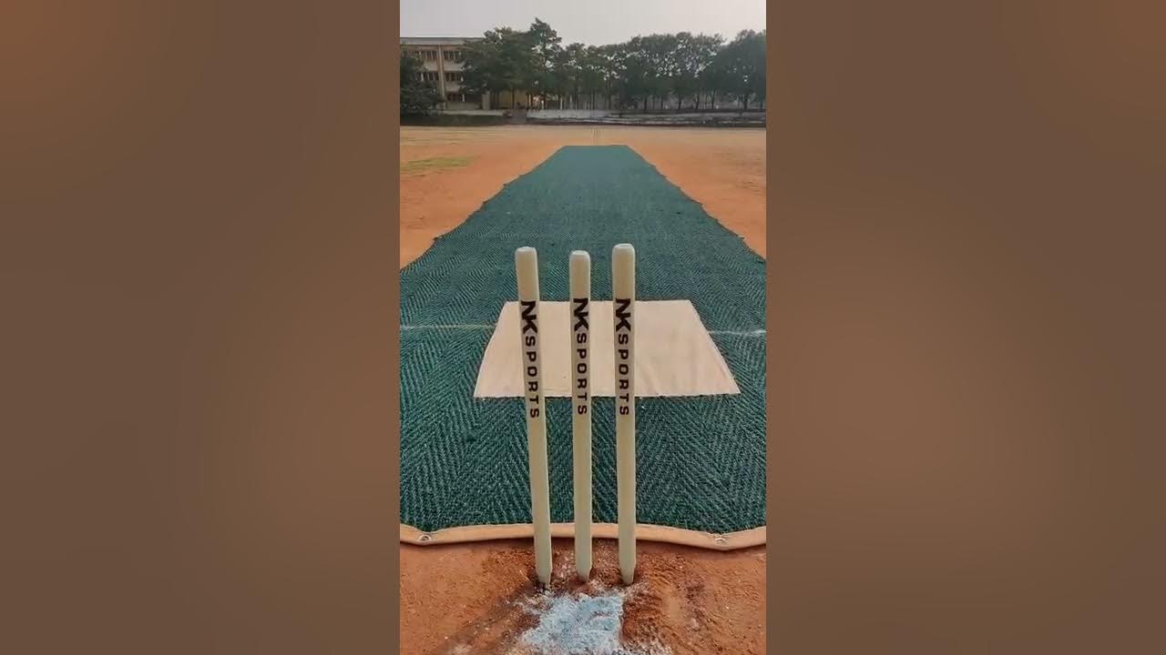 Batting on New Cricket Mat 🎯