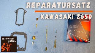 Reparatursatz Kawasaki Z650B Vergaser, ausführlich erklärt vom Vergaseronkel