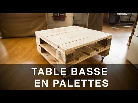 Vidéo: Table Basse En Palette