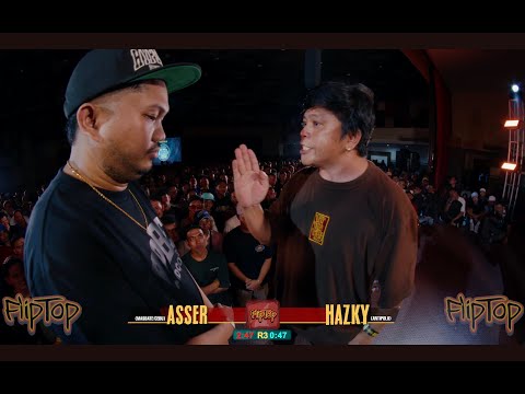 FlipTop - Hazky vs Asser