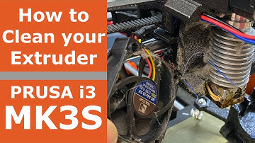 How to clean your Prusa i3 MK3S Extruder and rest of the printer