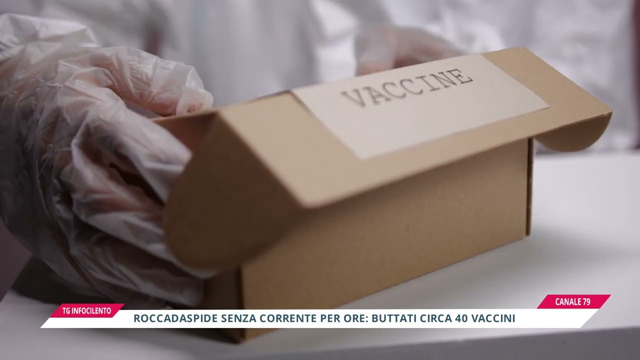 Roccadaspide senza energia elettrica per ore: circa 40 vaccini buttati