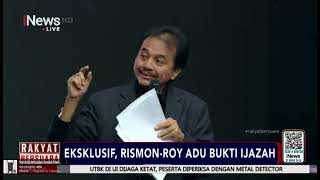 Debat Panas Pengacara Rismon dengan Pengacara Roy Cs Soal Kebenaran Buku Resmon | Rakyat Bersuara