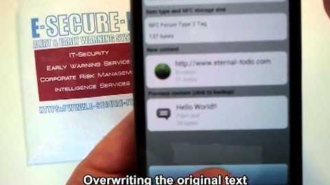 Insecure web browser action when reading an NFC tag with Android 4.0