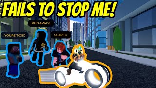 Cops Trys Stopping Me From Robbing But They Fail Roblox Jailbreak
