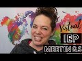 How to hold special education meetings online virtual iep meetings