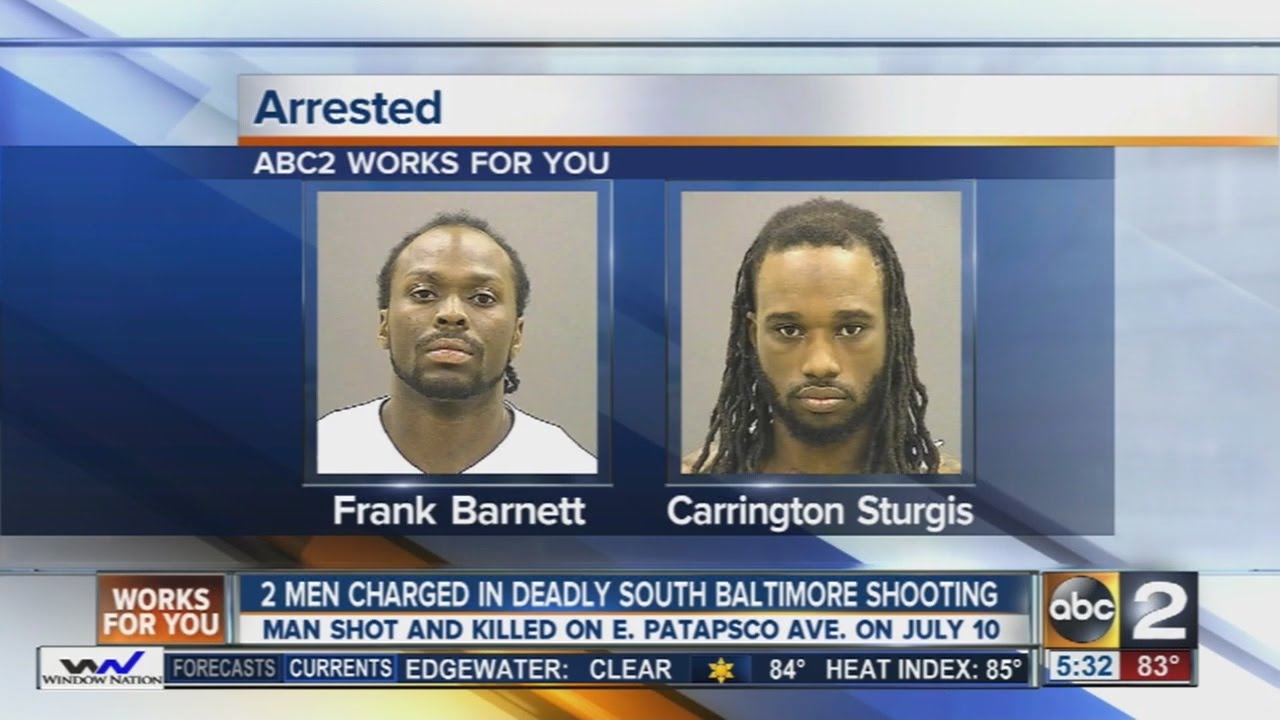 2 men charged in deadly S. Baltimore shooting - YouTube
