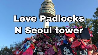 Love Padlocks and N Seoul Tower Love Padlocks and N Seoul Tower