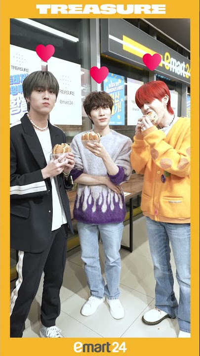 TREASURE X emart24 신상품 공개
