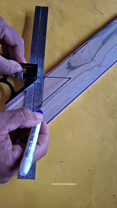 technique for making 90⁰ angle joints with locks #woodworking #shortsvideo