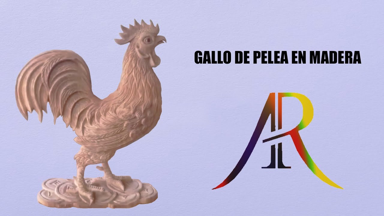 Arterovi - Curso rapido de esculpido de gallo de pelea en madera @arterovi