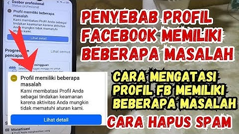 cara mengatasi profil memiliki beberapa masalah ! profil memiliki beberapa masalah