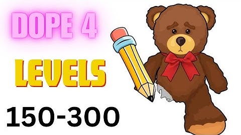 Dop 4 Draw one part || GamePlay level,1-200