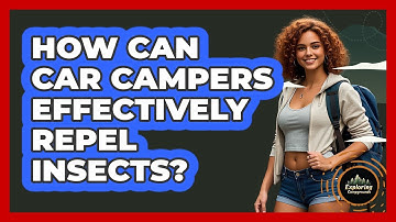 How Can Car Campers Effectively Repel Insects? - Exploring Campgrounds