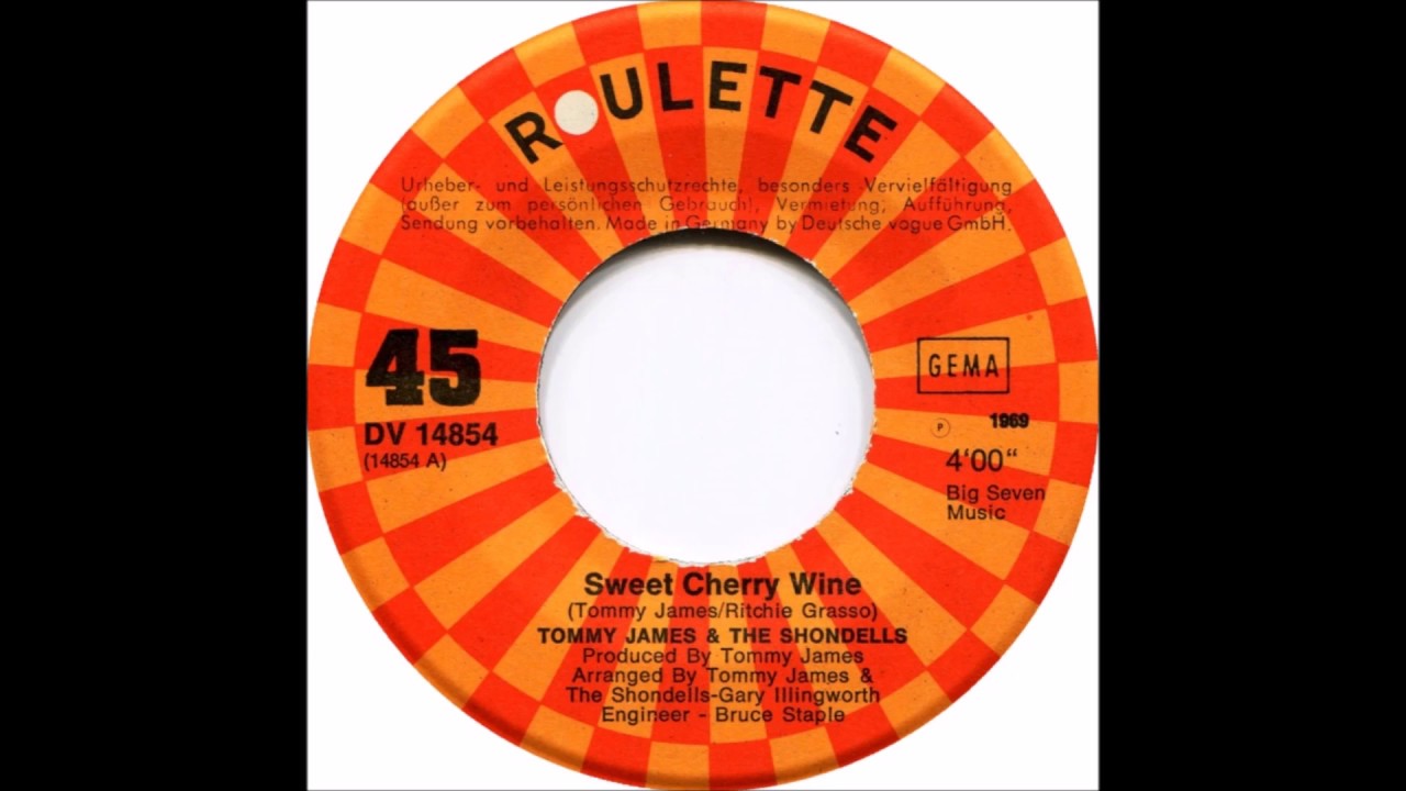 "Sweet Cherry Wine" by Tommy James and the Shondells in Full