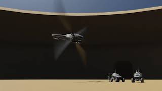 Dune fremen ornitopter 3d model animation