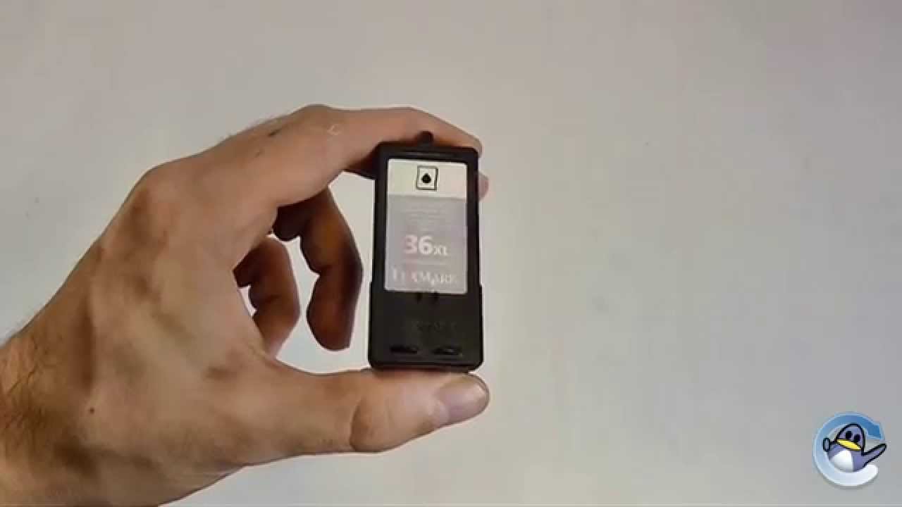 Inside Lexmark 36XL (18C2170) Black Ink Cartridge - YouTube