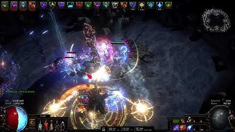 Lightning Tendrils POE 3.13 Elder fight (witnessed by maven)
