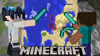 Minecraft Coop Survival #11 - Tìm thấy bản đồ kho báu bị chôn vùi và lên đường tìm kiếm kho báu