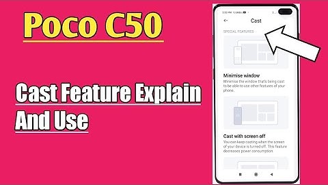 Poco C50 || How To Apply Amazing Setting Screencast Feature For Big Display As LED Or On TV