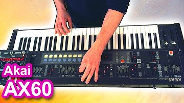 AKAI AX60 + Eventide SPACE = Ambient Space Music 【SYNTH DEMO】