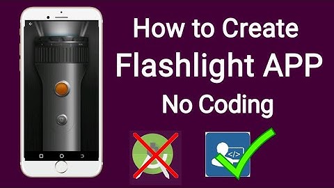 How to Create Flashlight App Without Coding | Make own Flashlight App in Mobile ( No Coding )