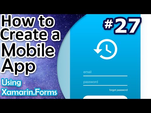 Xamarin.Forms Tutorial #27 - UI Redesign: Login Page Complete - Time Tracker App