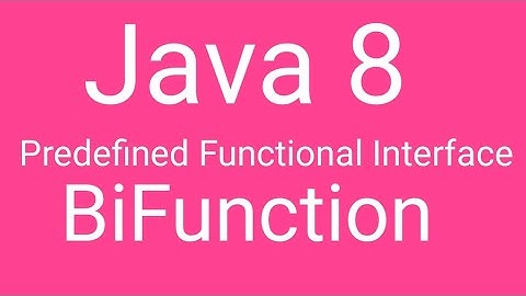 BiFunction in java 8 || java 8 version features || java 8 by Ponnam Jay ||  || java 1.8 features ||