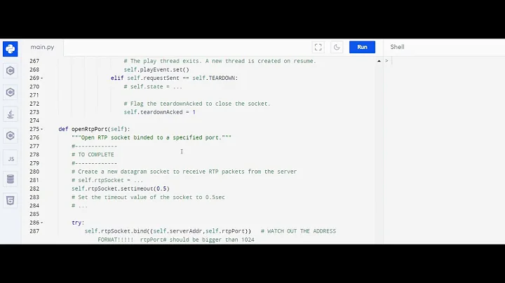 Video Streaming with RTSP and RTP