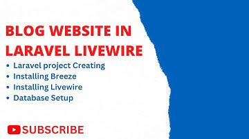 Blog Website in Laravel Livewire | Step-by-Step Tutorial | Livewire | Breeze