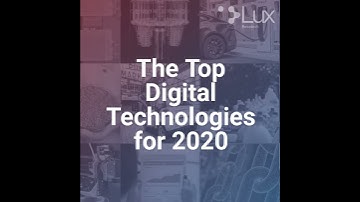 The Top Digital Technologies for 2020