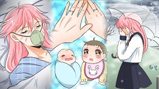 【漫画】丘の上の墓の前で号泣してる女の子と結婚→医者「余命半年です」俺「そんな…」俺のとった行動は…（恋愛マンガ動画）