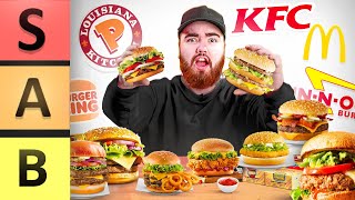 British Guy Ranks EVERY American Fast Food Burger