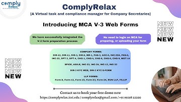MCA V-3 Web Based Filing Software #v3 #MCA #secretarialpractice #companysecretary #version3
