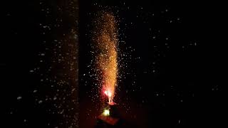 Shower of Sparks Big Box Fireworks Show Slow-Motion