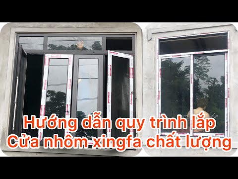 Video: Cửa sổ nhôm: tự lắp đặt và lắp đặt