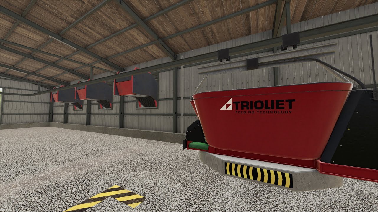 Eureka Farms (Seasons) #7 * Installing the Trioliet Animal Feeding Systems for the Cows * FS 19