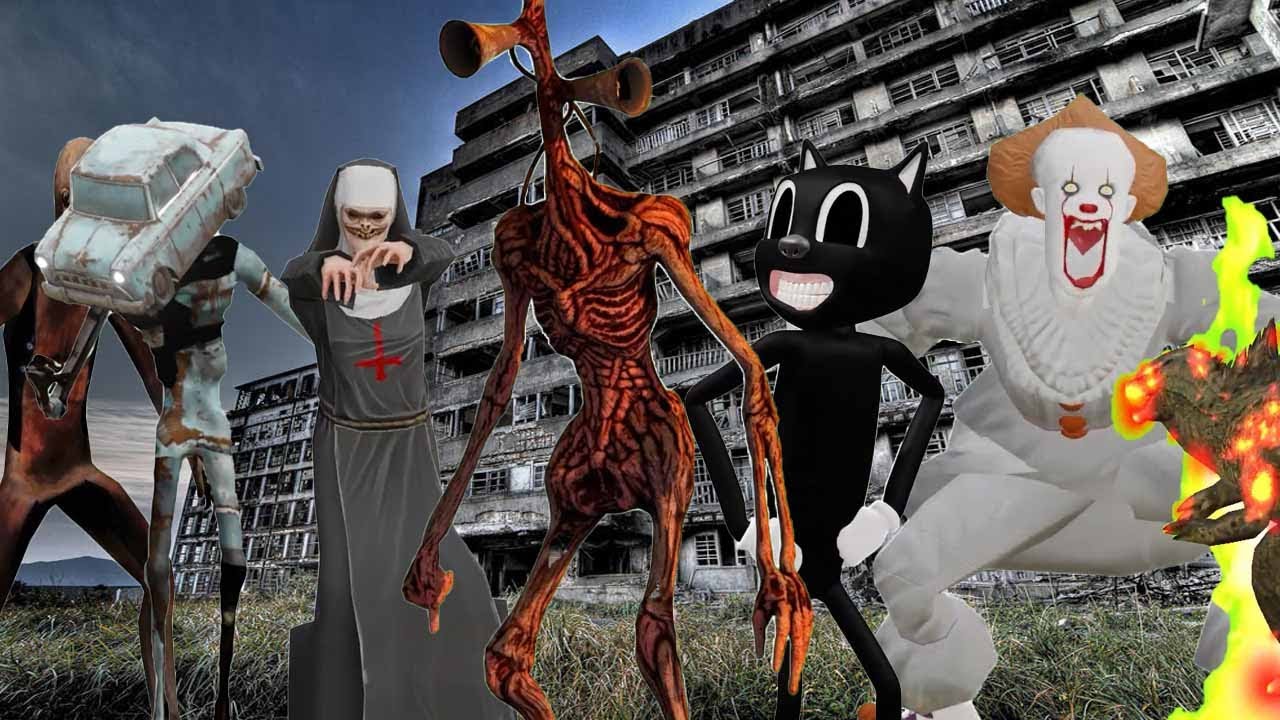 SIREN HEAD, SCP 096, STOP SIGN HEAD AND OTHER CREATURES OF TREVIR HENDERSON