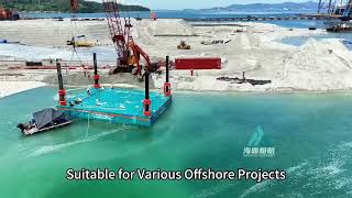Haiding Shipyard Modular Jack-up Platform, anti-wave stable operation #Haidingshipyard