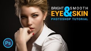 Photoshop cc Tutorial: How to Brighten Eyes | How to Smooth Skin screenshot 5
