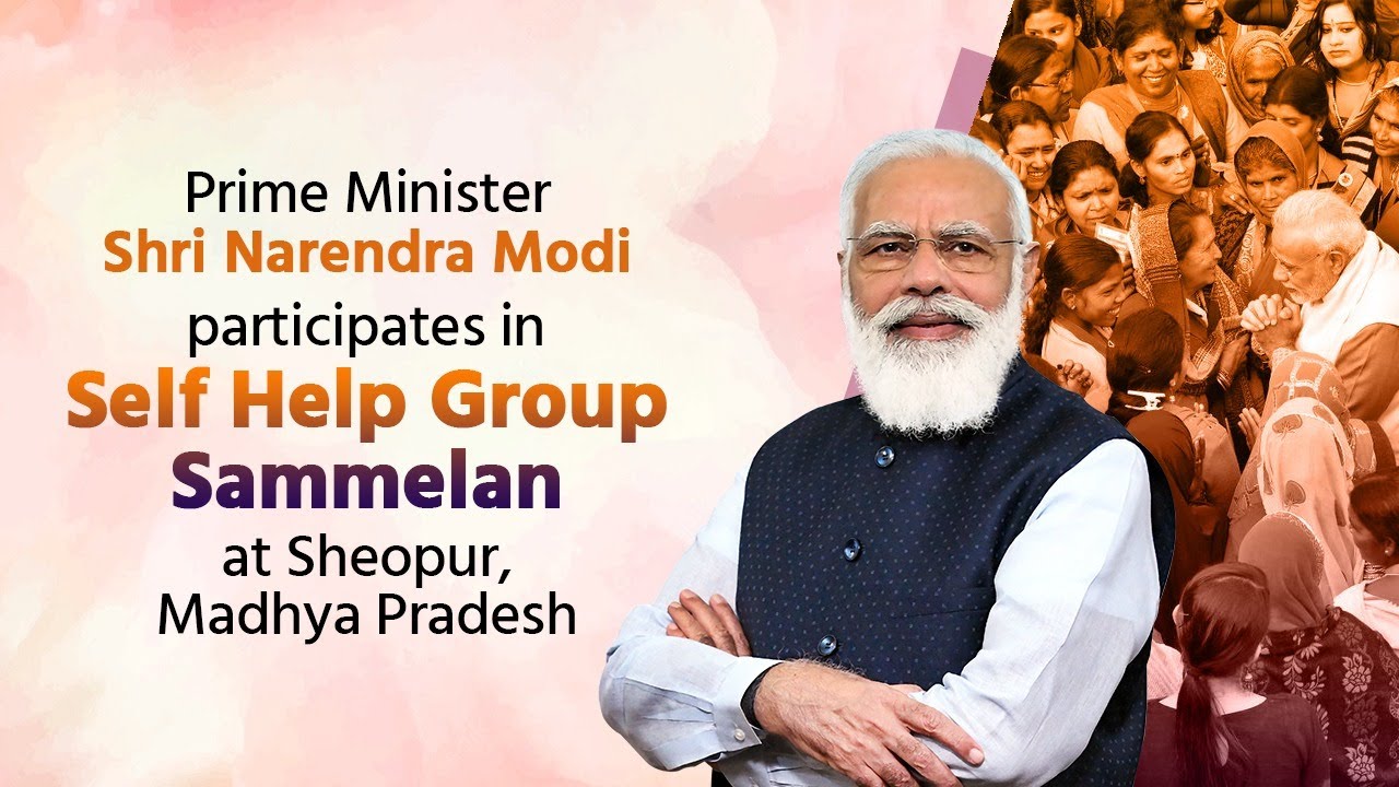pm-shri-narendra-modi-participates-in-self-help-group-sammelan-at