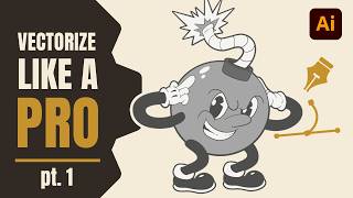 How to Vectorize a Drawing in Illustrator – From Sketch to Vector Art | Beginner Tutorial Pt. 1
