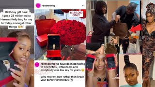 DAVIDO'S EX SIDECHICK AMA REGINALD XPOSED AS SHE RENTED BIRTHDAY GIFTS TO PEPPER CHIOMA