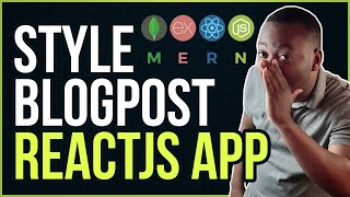 Apply css styles to a Reactjs application
