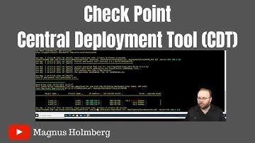 Check Point MDS | R80.30 Central Deployment Tool (CDT)