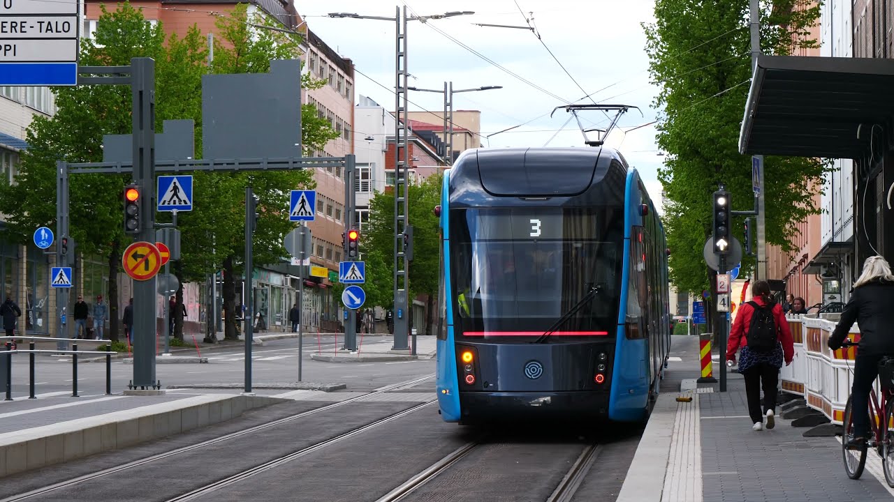 [4K] Tampereen Ratikka | avoin koeliikenne 28.5.2021