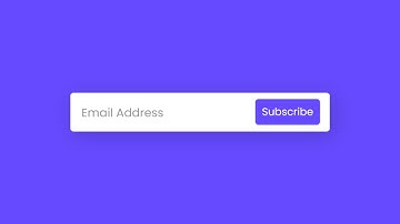 Email Subscription Form Animation using only HTML & CSS